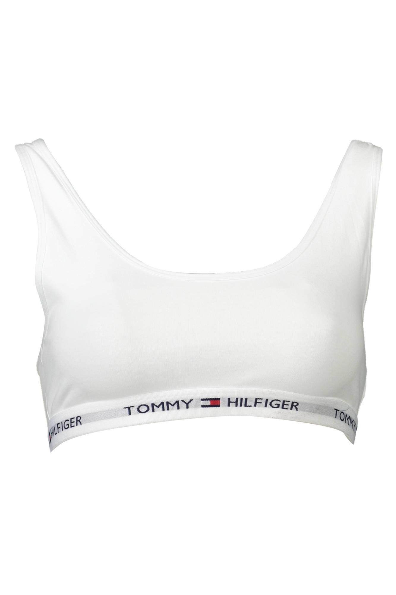 

Бюстгальтер женский Tommy Hilfiger спортивный с логотипом, белый