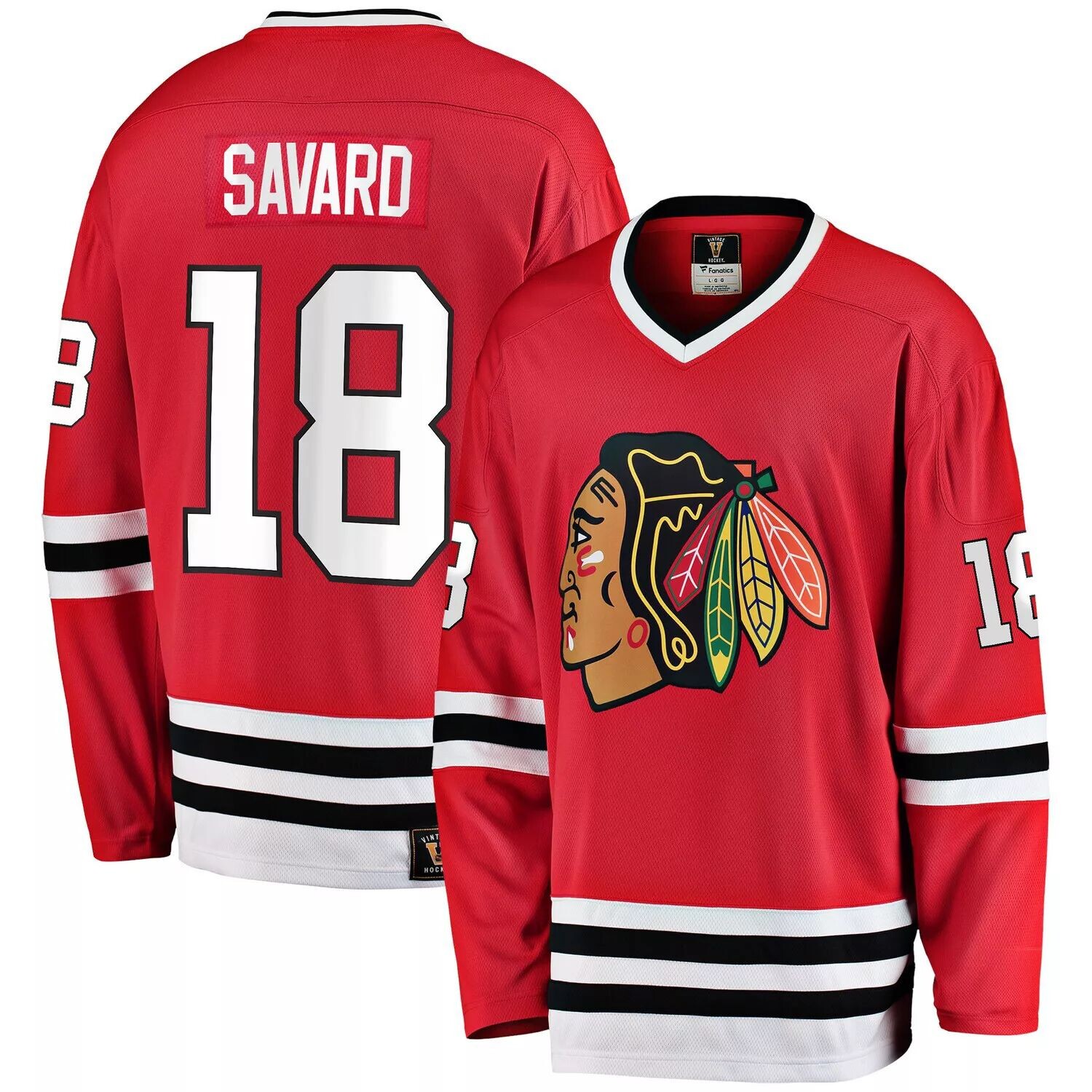 

Мужская футболка Fanatics Denis Savard Red Chicago Blackhawks Premier отколовшегося игрока пенсионера