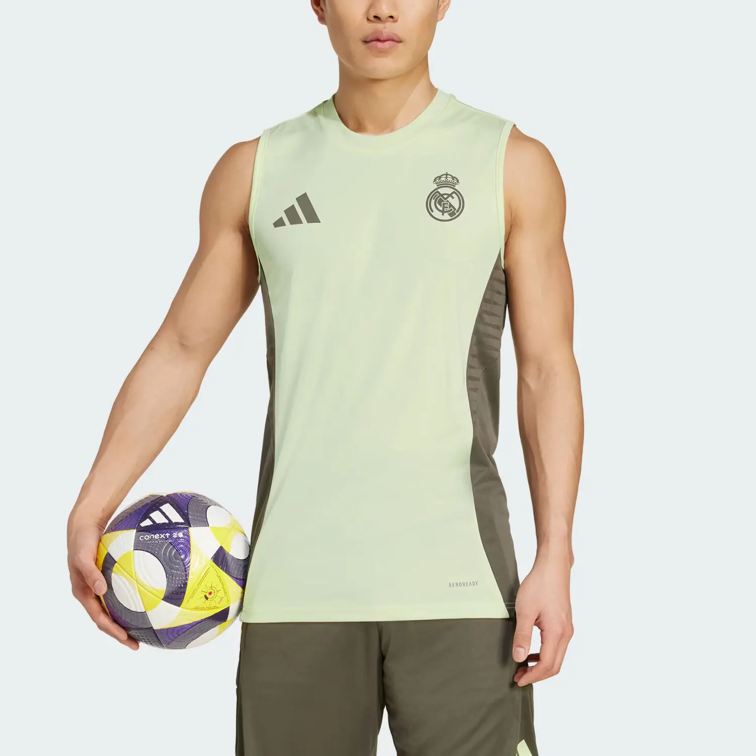 Футболка Real Madrid мужская Adidas, зеленый — фото 2