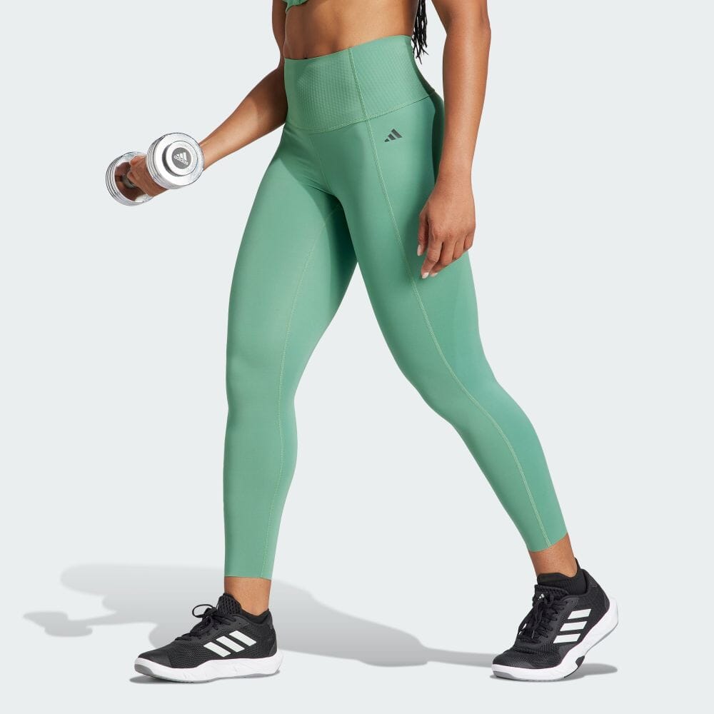 

Тайтсы Adidas OPTIME Power 7/8 Length Leggings, цвет Pre-Loved Green