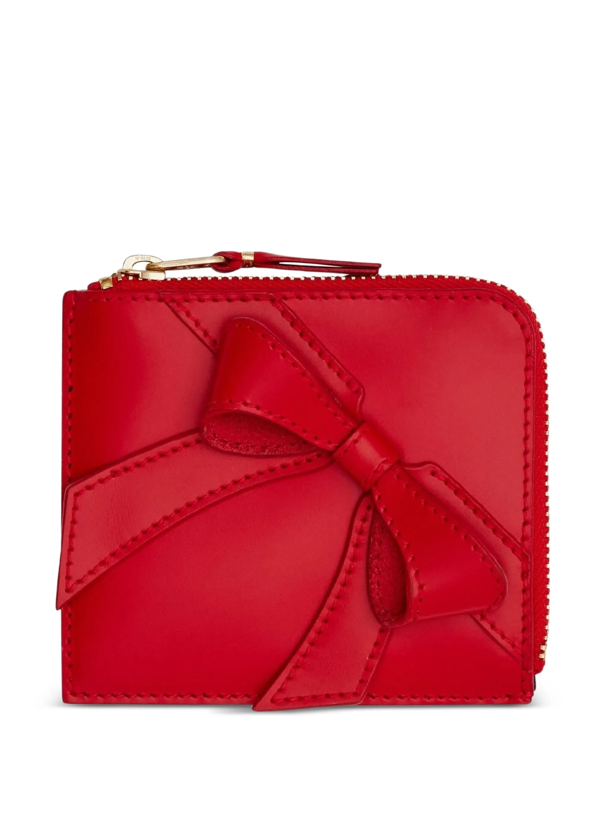 

Кошелек Big Bow на молнии Comme Des Garçons Wallet, красный