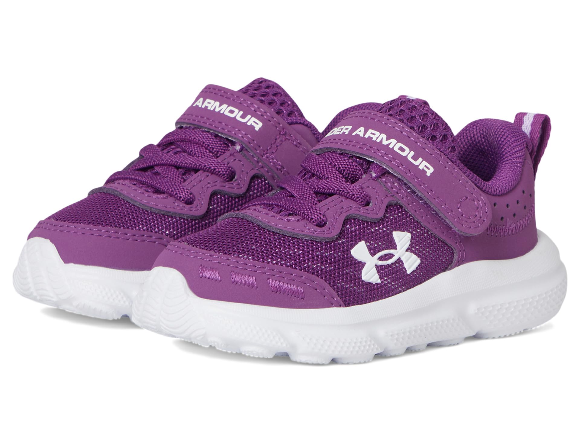 

Кроссовки Under Armour Kids Assert 10 Alternate Closure Sneaker, Andromeda Purple/White/White