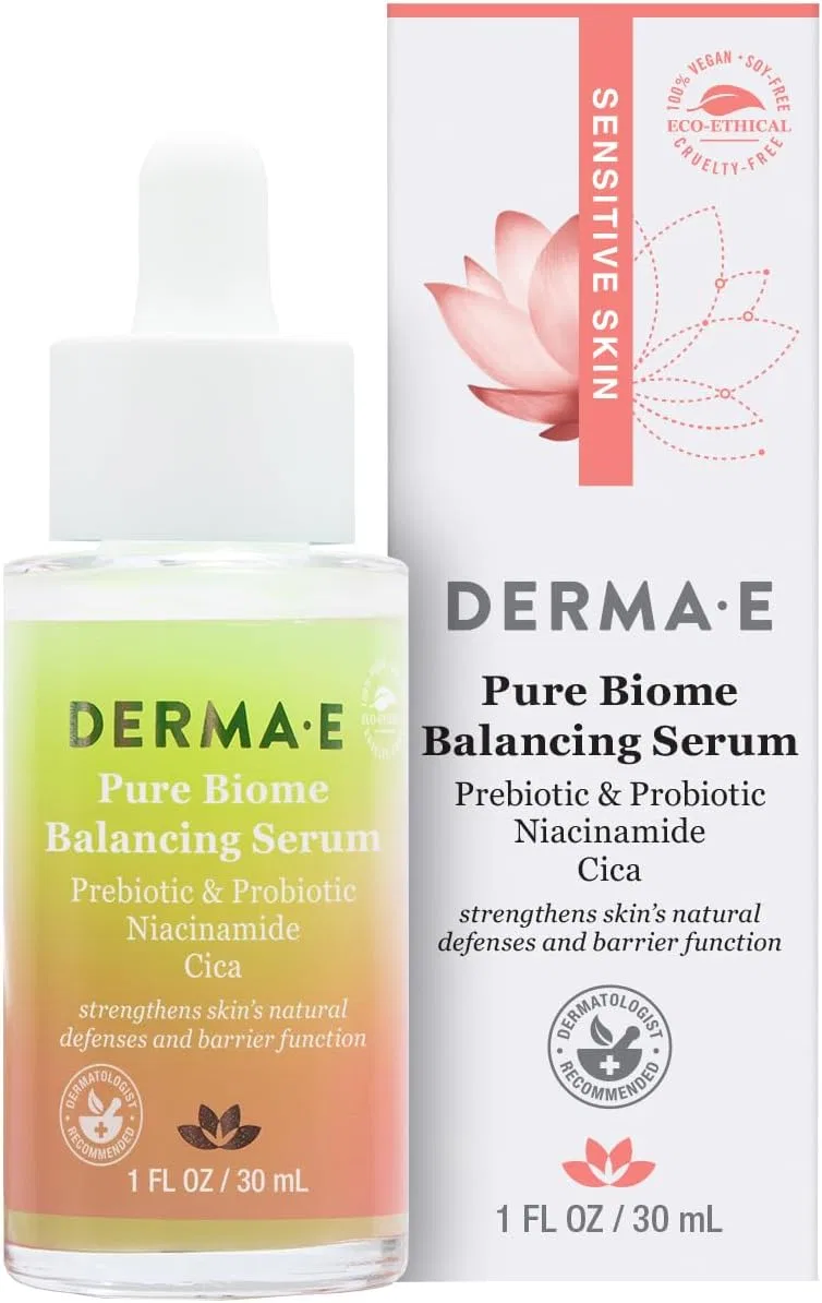 Сыворотка Derma E — Балансирующая Pure Biome Balancing Serum, 30 мл