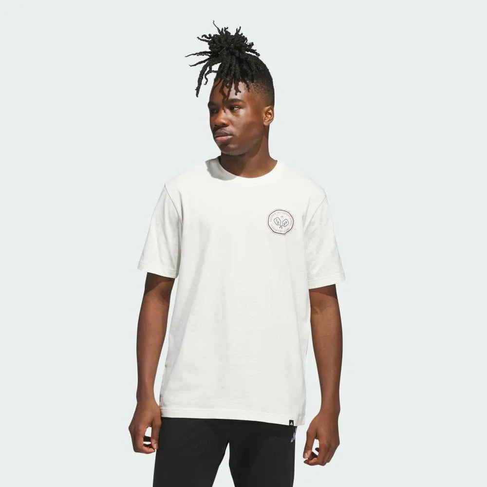 Футболка с коротким рукавом Country Club Scenic Graphic Adidas, white