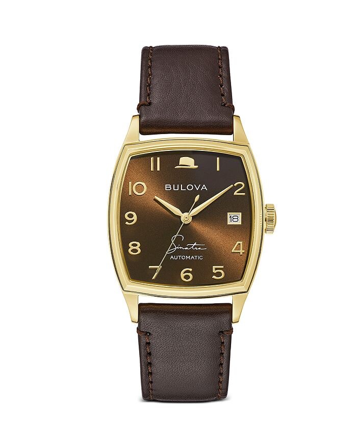 

Часы Bulova Фрэнк Синатра, 33 мм, коричневый