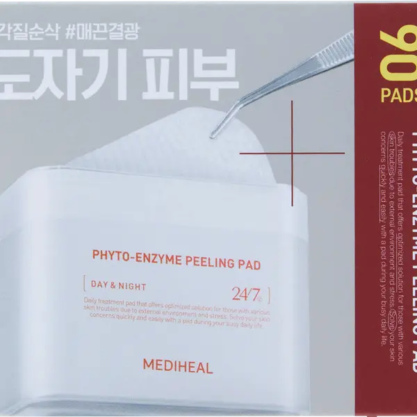 Эссенция Mediheal — Отшелушивающие диски для лица, ./1 упаковка. Phyto-Enzyme peeling pad — фото 2