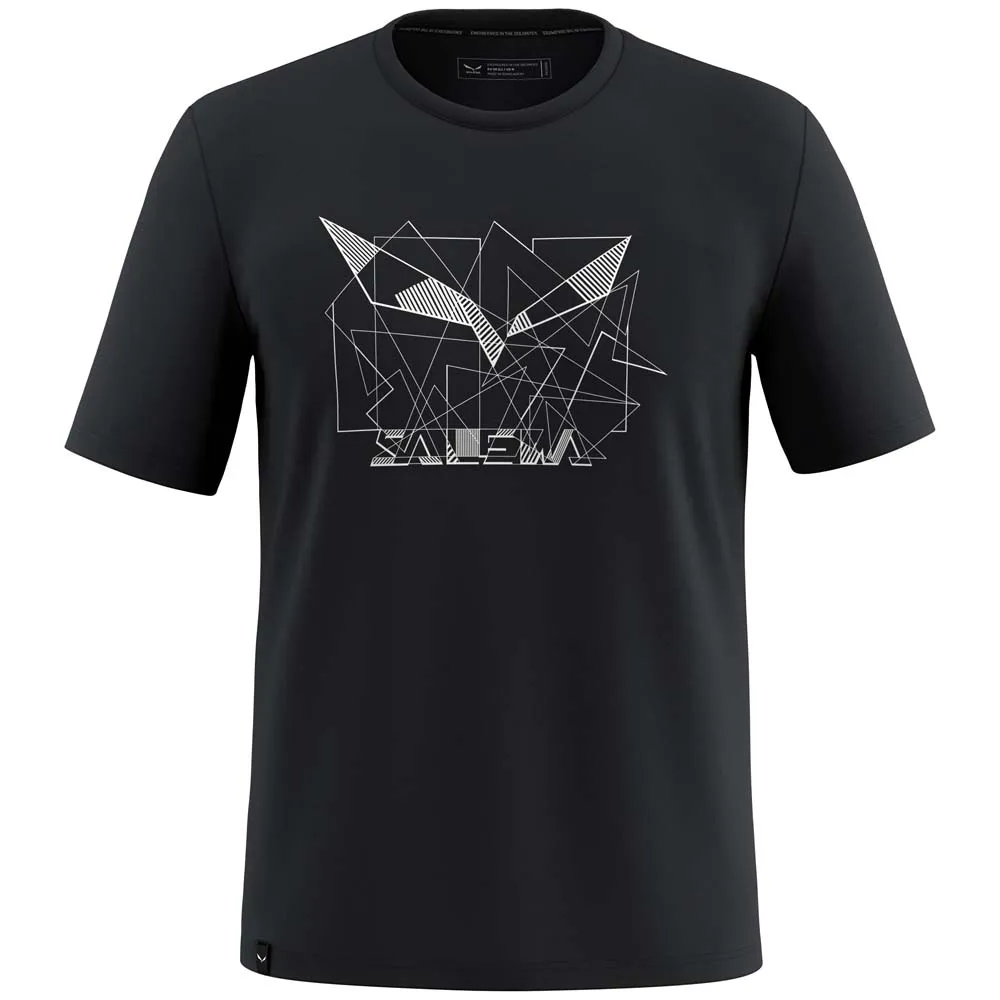 

Футболка с коротким рукавом Salewa Eagle Geometric, черный