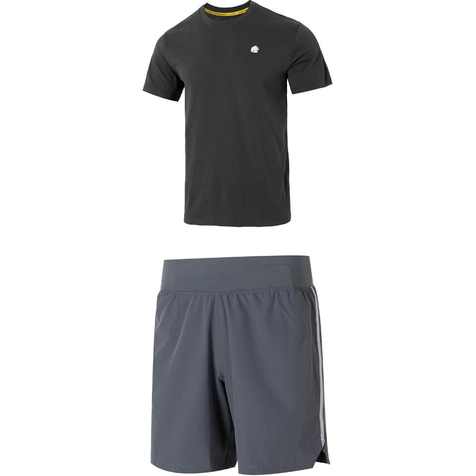 

Мужская повседневная спортивная одежда Under Armour, цвет Black+Gray