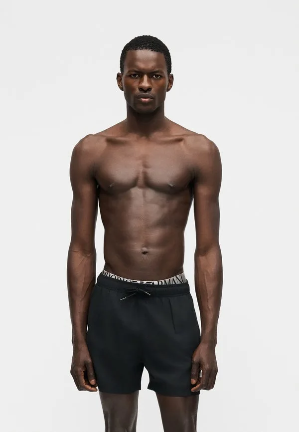 Плавки с логотипом logoband Emporio Armani, Black
