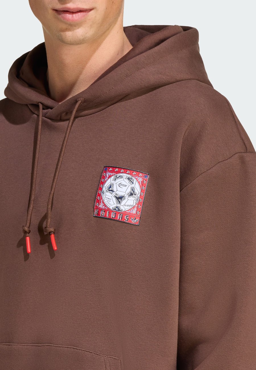 Толстовка Adidas Originals GRAPHIC HOODIE, Auburn/Bronze — фото 4