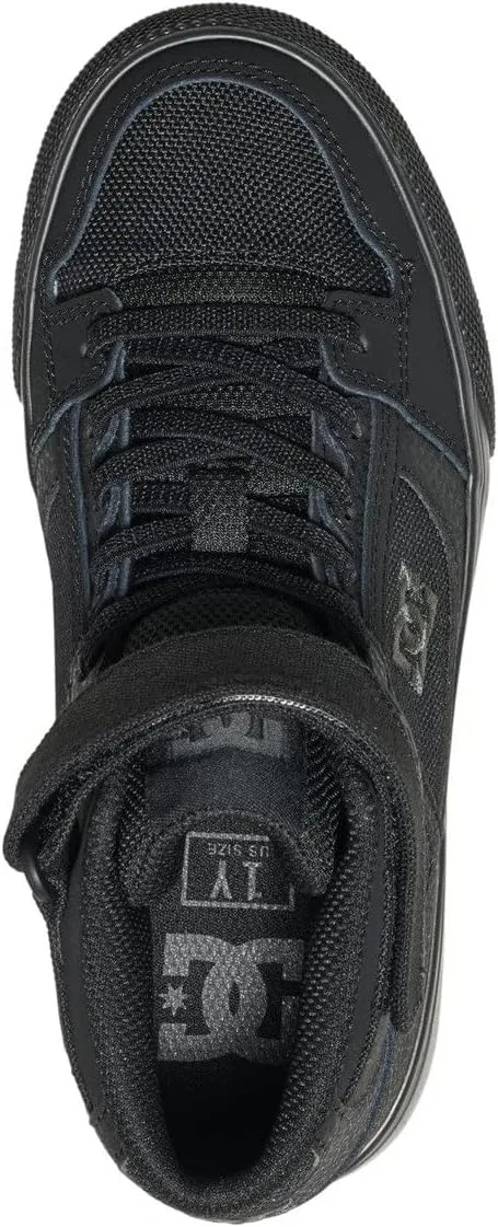 Кроссовки DC Pure Hi Top Ev, детские, черные — фото 4