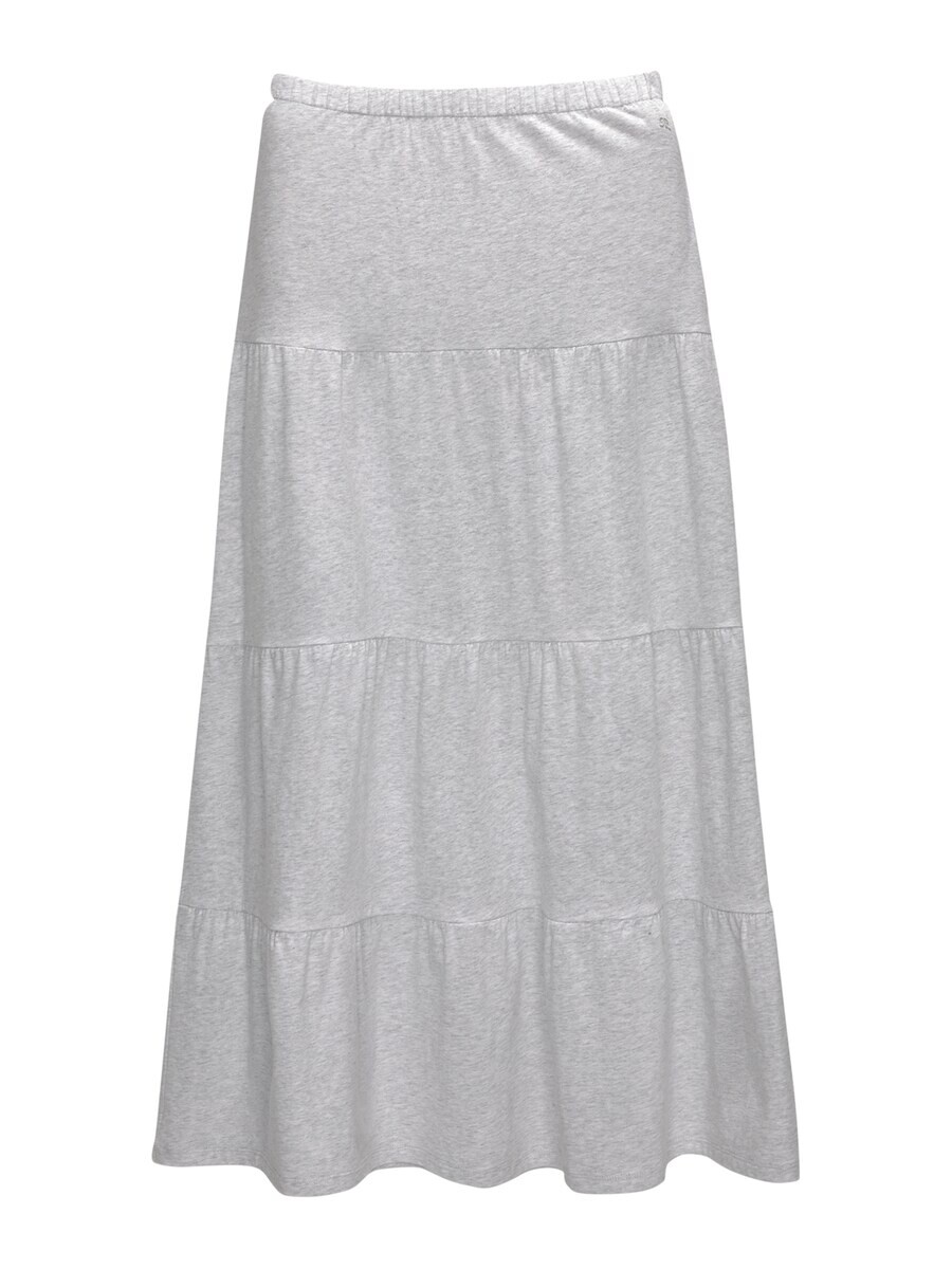 

Юбка миди Pull&Bear Skirt, светло-серый