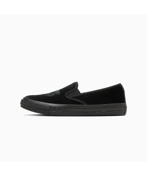 Мужские слипоны CONVERSE ALL STAR KUNGFU с вышивкой чёрные — фото 2