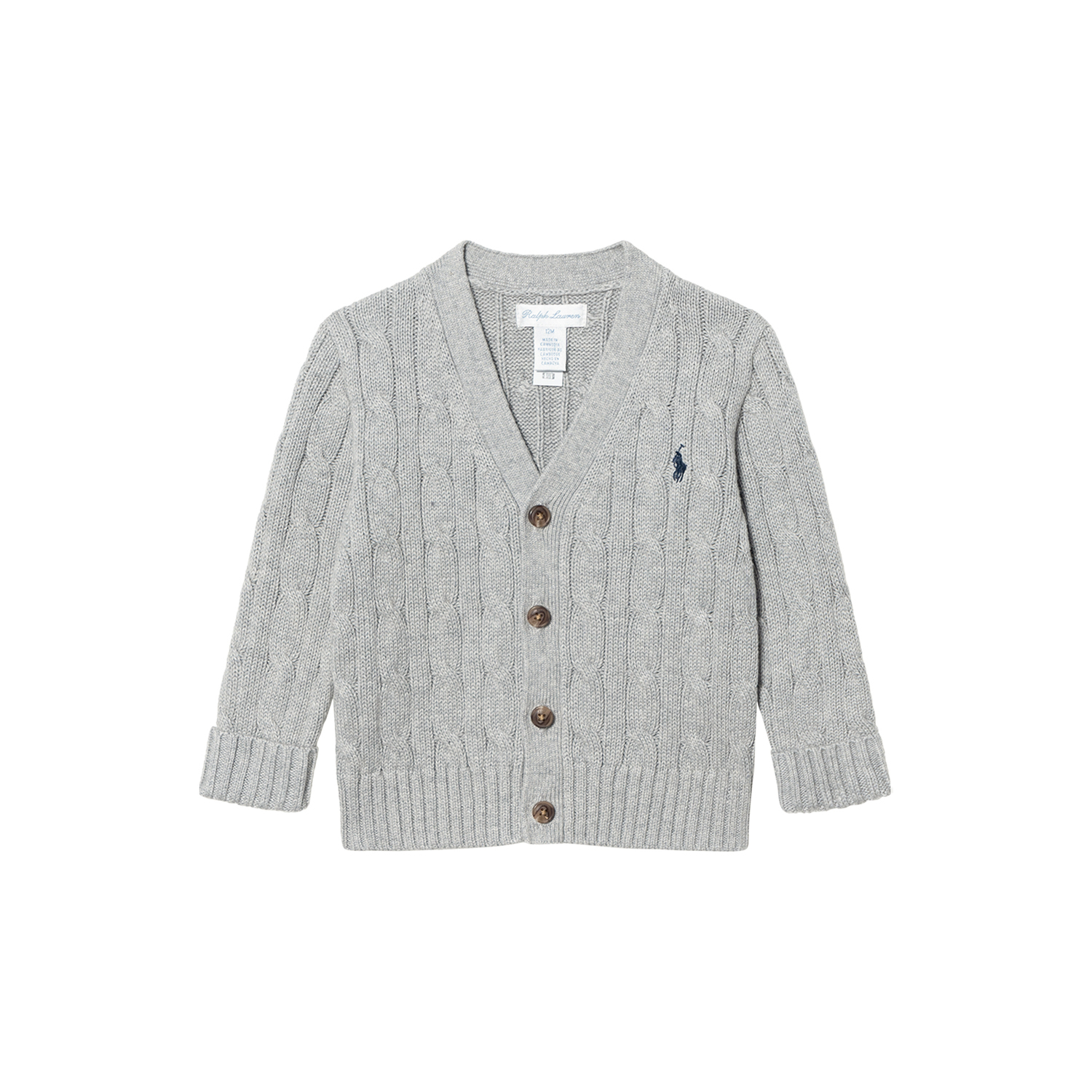 

Свитер для младенцев и малышей Polo Ralph Lauren, серый