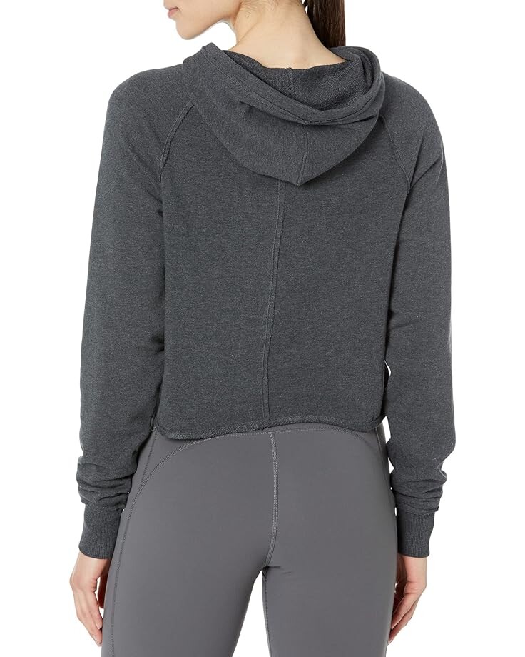 

Худи tasc Performance Varsity French Terry Crop Hoodie, цвет Iron Heather
