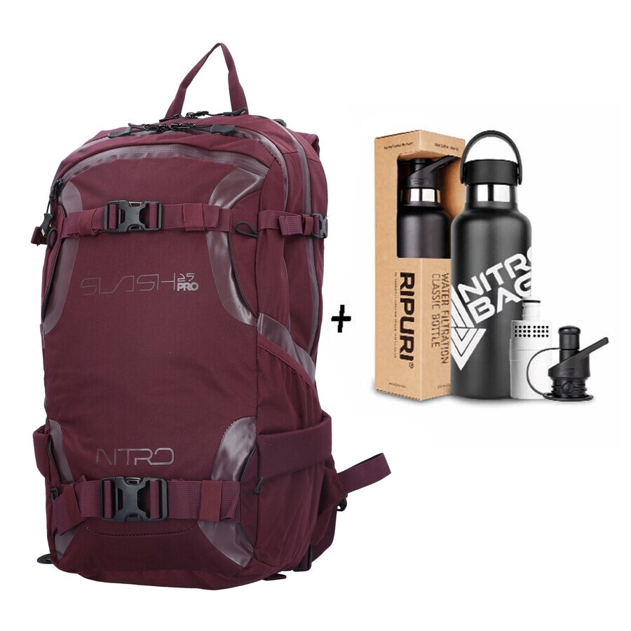 

Туристический рюкзак NitroBags Sports Backpack X Ripuri, бордо