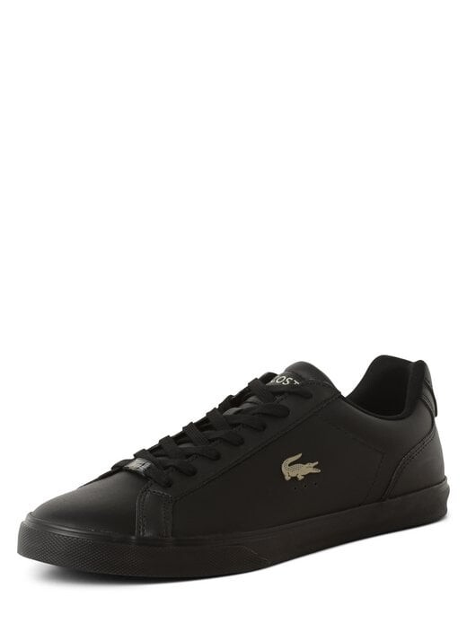 

Кроссовки с кожаным наполнением Lacoste, черный