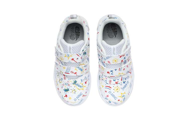 Детские кроссовки для скейтбординга PS Low-top White Lining Young — фото 4