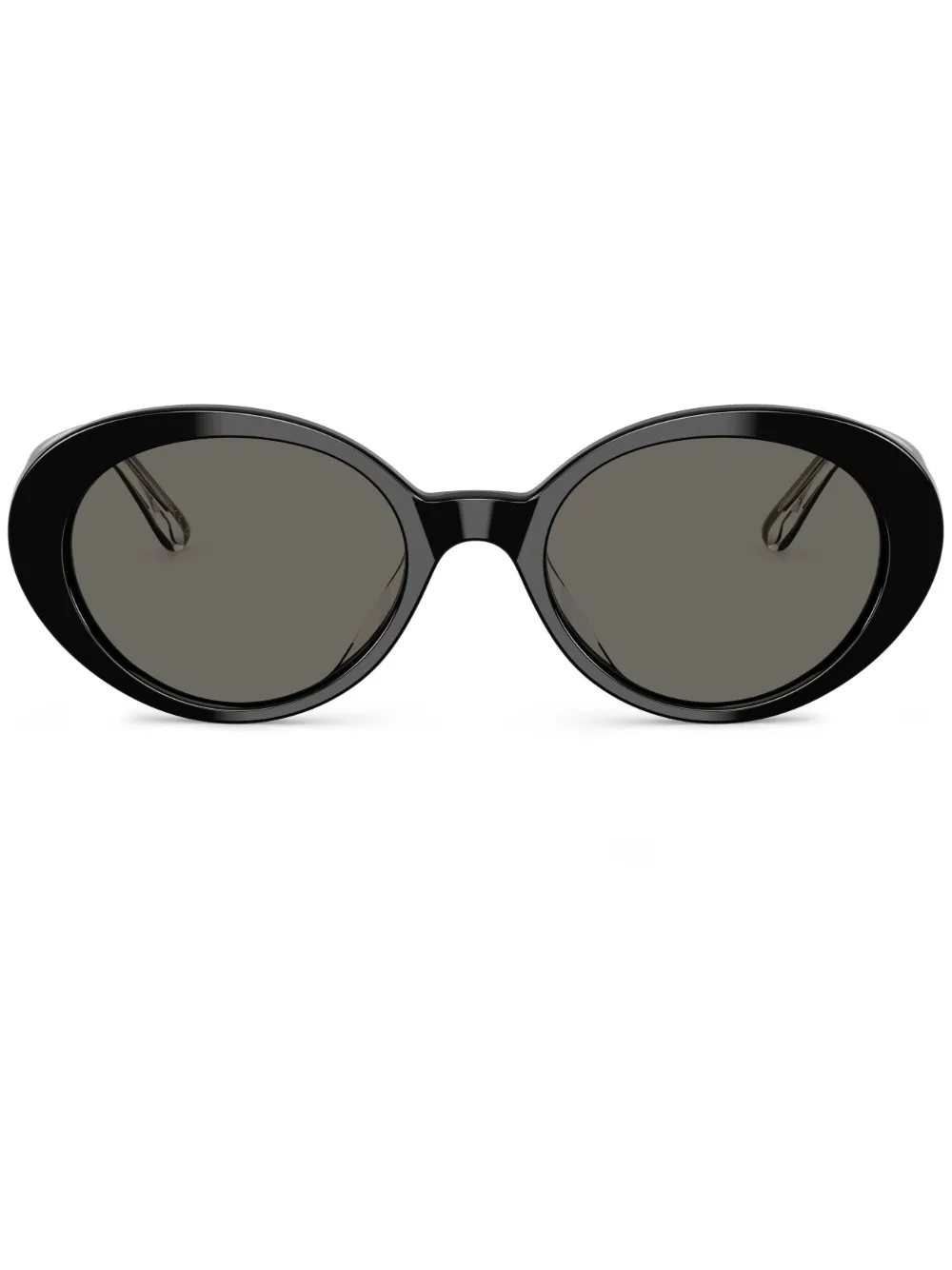 

Солнцезащитные очки в овальной оправе Oliver Peoples, черный