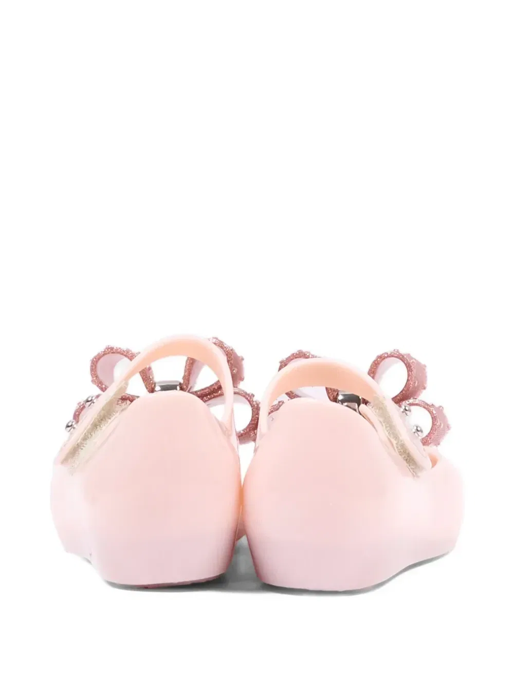 Балетки Ultragirl Classic с бантом и блестящим бантом Mini Melissa, розовый — фото 2