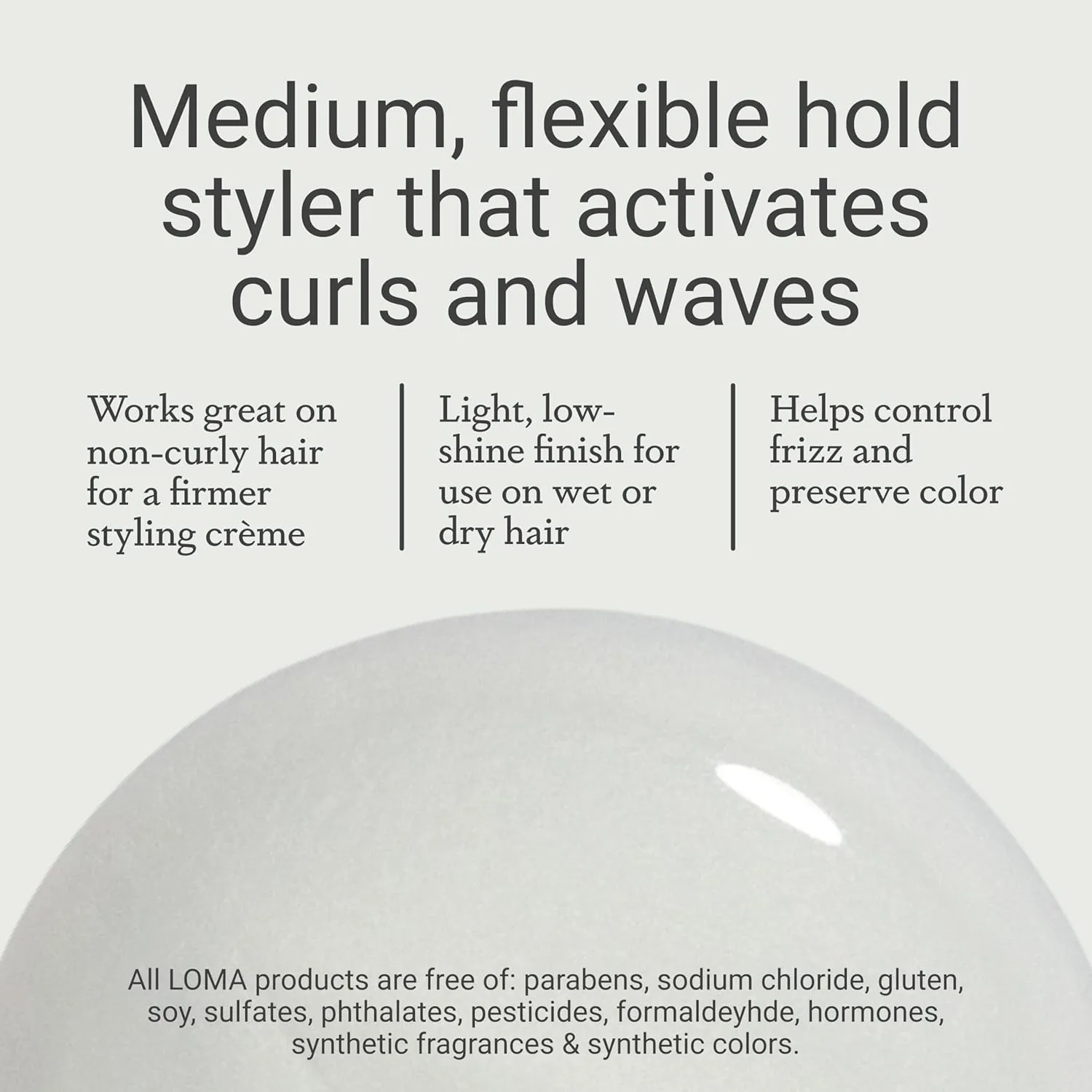 Крем для ухода за волосами Loma Hair Care Curvy Crème 479.12 г (2 шт.) — фото 4