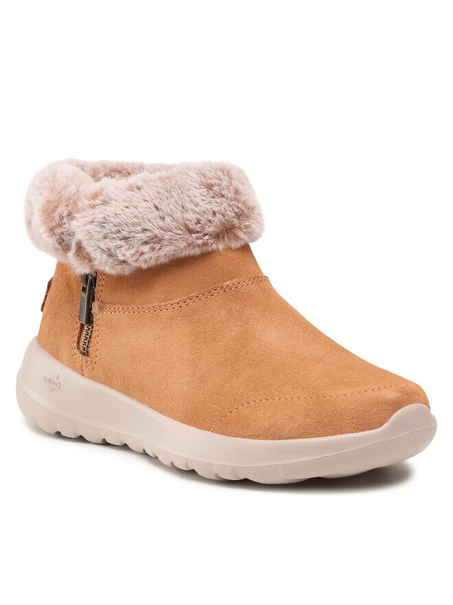 Ботинки женские Skechers Go Joy на плоской подошве, коричневый — фото 2