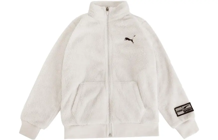 

Детская бархатная куртка Puma, цвет Gray