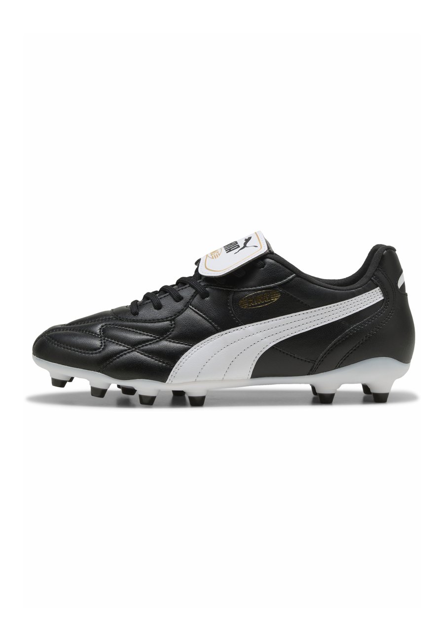 

Кроссовки Puma KING FG AG, Black White Gold/Black