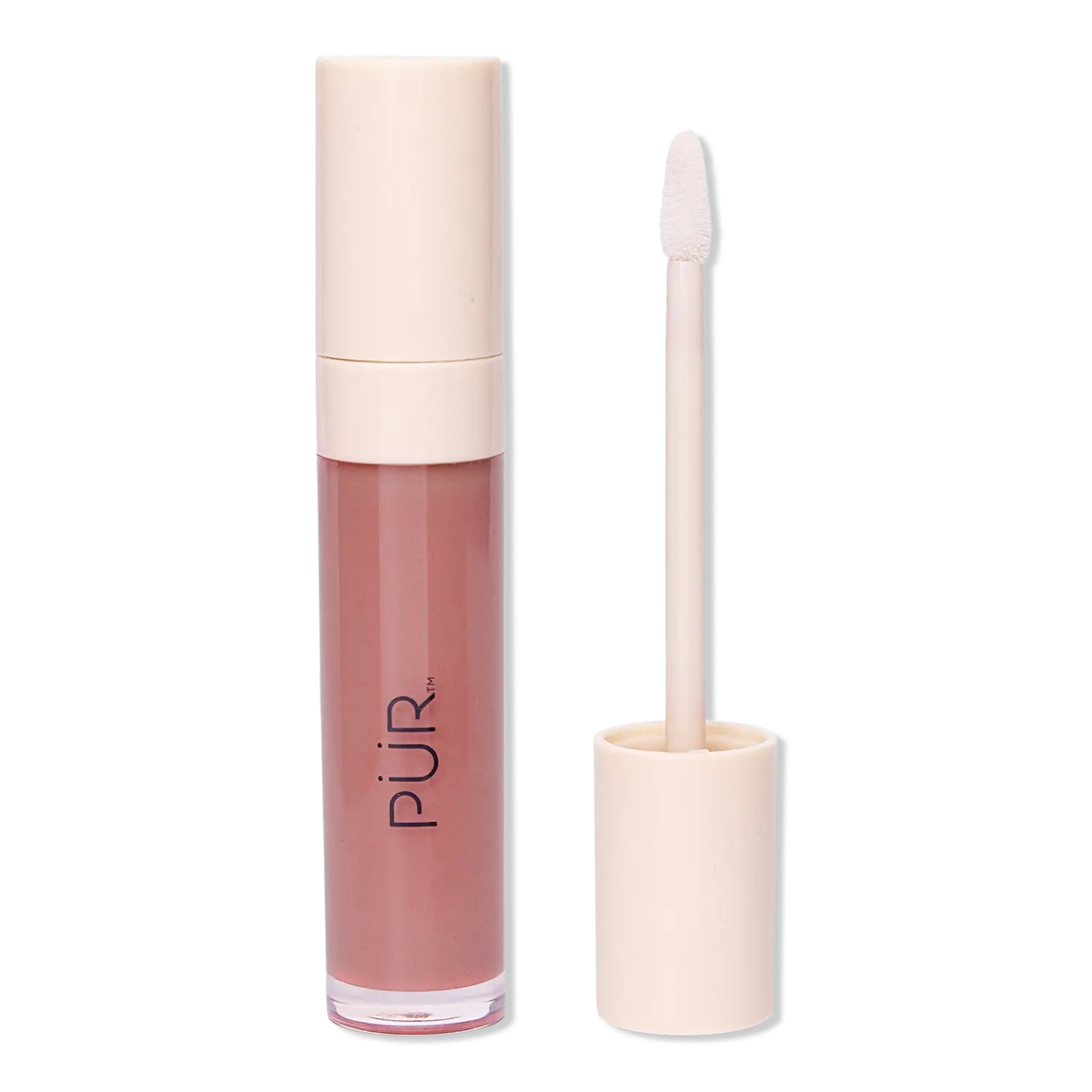 

Блестящий тинт для губ, увеличивающий объем губ, тонирующее масло для губ PÜR, Hibiscus Spritz (soft peach nude)