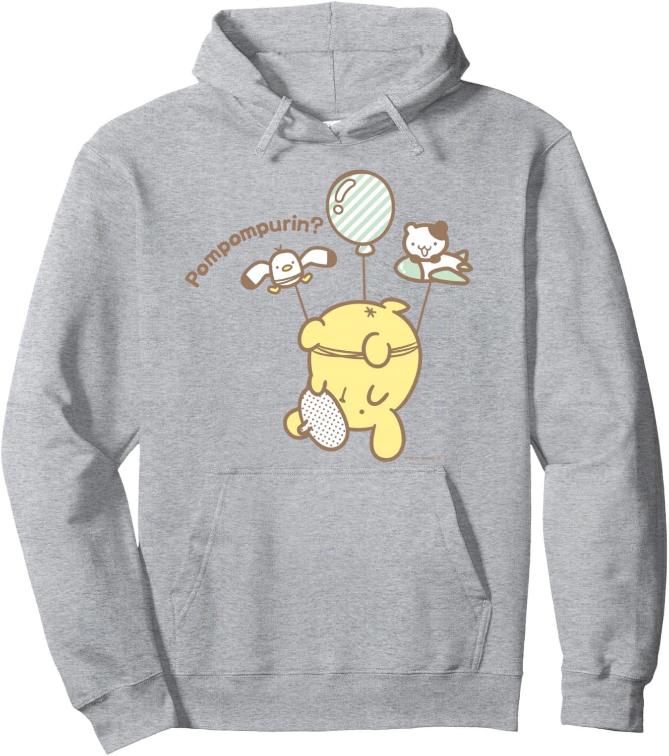 

Худи Pom Pom Pudding Hydor Seek Sanrio (Watanabe), серый