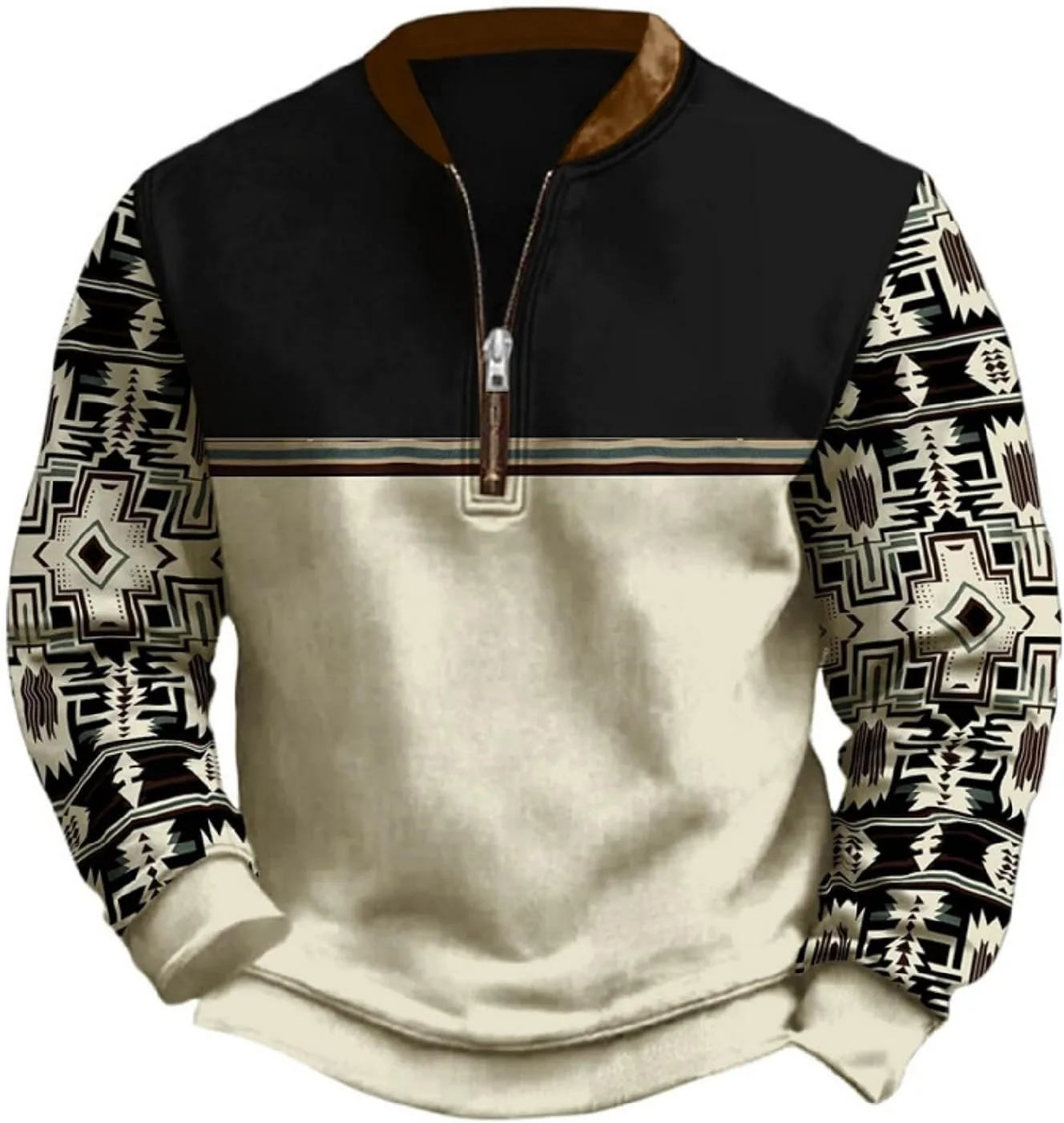 

WANZZXCSL мужской свитшот 1/4 молнии