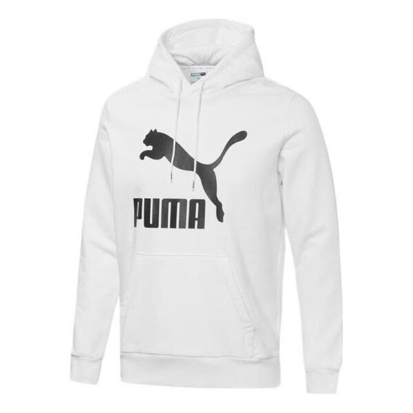 

Толстовка big logo hoodie 'white' Puma, белый