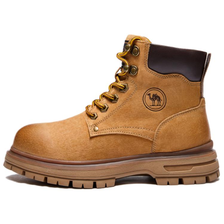 

Мужские короткие уличные ботинки с абразивостойкостью для увеличения роста CAMEL, desert желтый