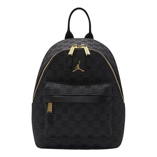

Рюкзак Air Jordan Monogram Mini Backpack 'Black', черный