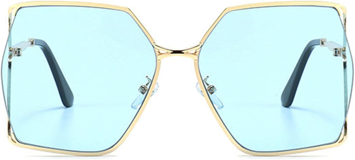 

Хелена Винтажные большие квадратные солнцезащитные очки для женщин Ретро женские солнцезащитные очки UV400 Модные роскошные большие солнцезащитные очки S67 helena, Blue