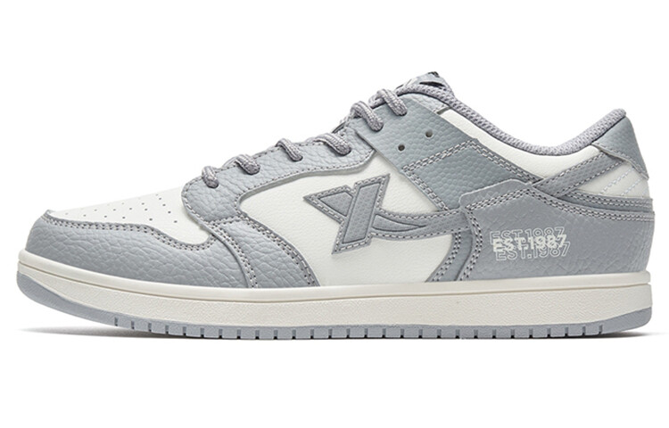 

Кроссовки для скейтбординга женские низкие Aoki серые / парусно-белые Xtep, Белый, Кроссовки для скейтбординга женские низкие Aoki серые / парусно-белые Xtep