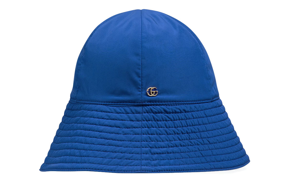 

GUCCI Синяя ведро-шляпа для женщин, Голубой, GUCCI Синяя ведро-шляпа для женщин