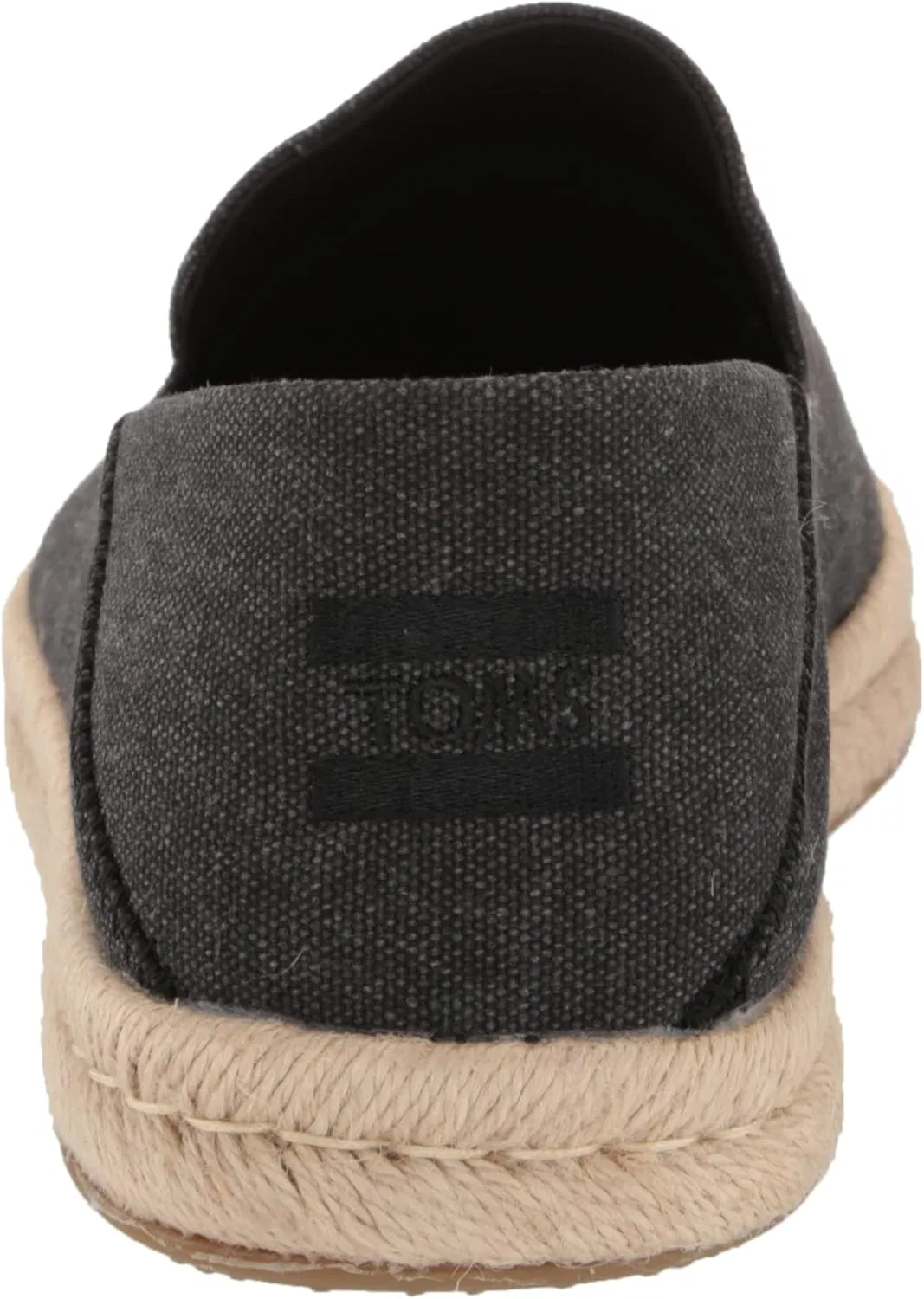 Мужские лоферы Toms Santiago, Black Recycled Cotton — фото 3