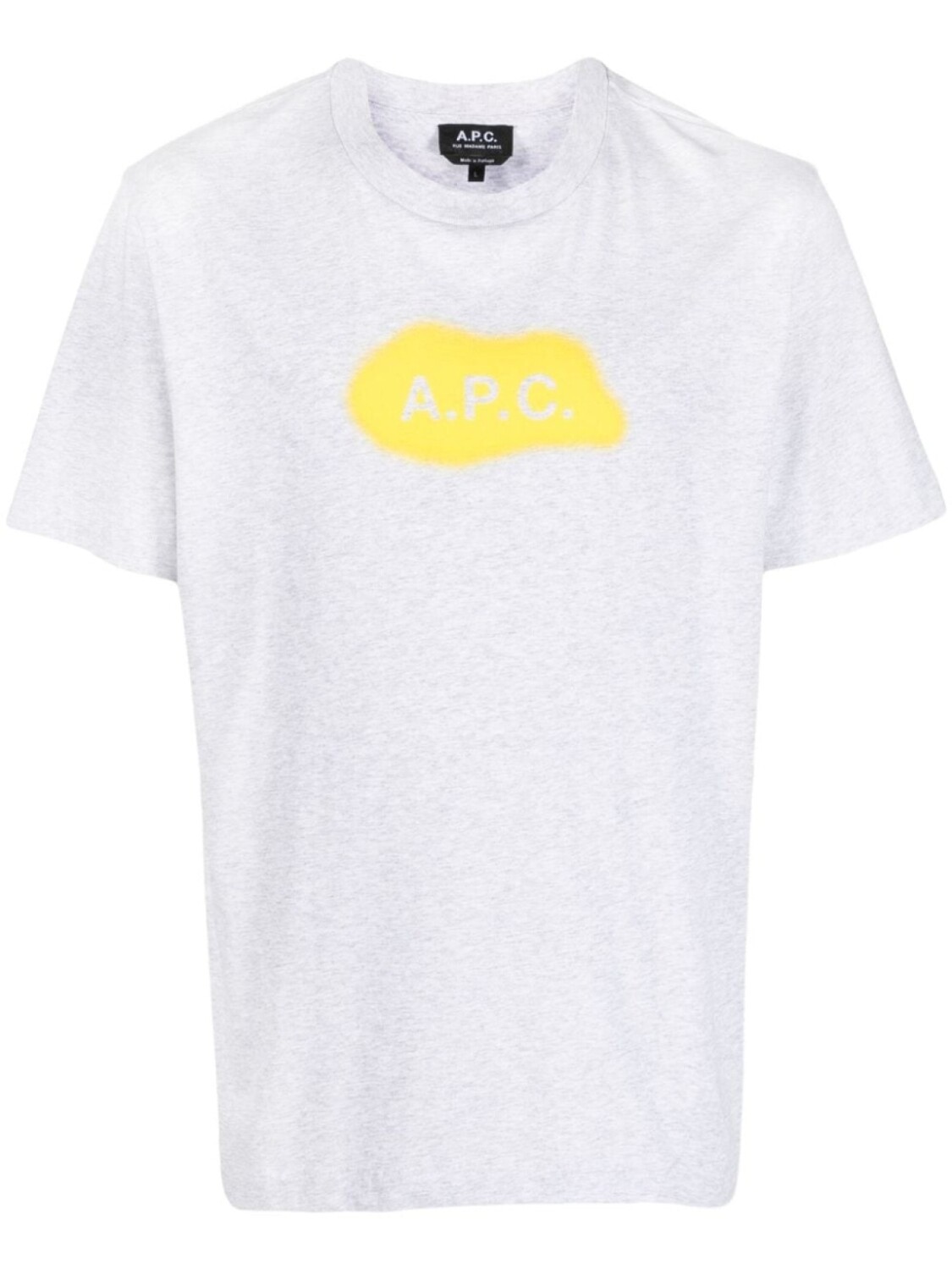 

A.P.C. футболка с логотипом, серый