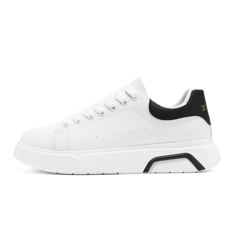 

Boogie Bear Амортизирующие нескользящие износостойкие сбалансированные легкие мужские низкие кеды повседневные бело-черные, цвет White Black