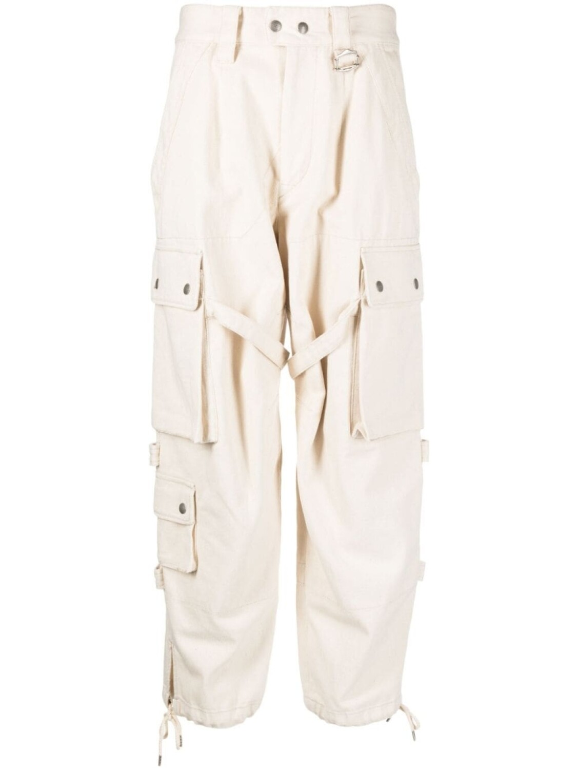 

ISABEL MARANT укороченные джинсы карго, нейтральный цвет