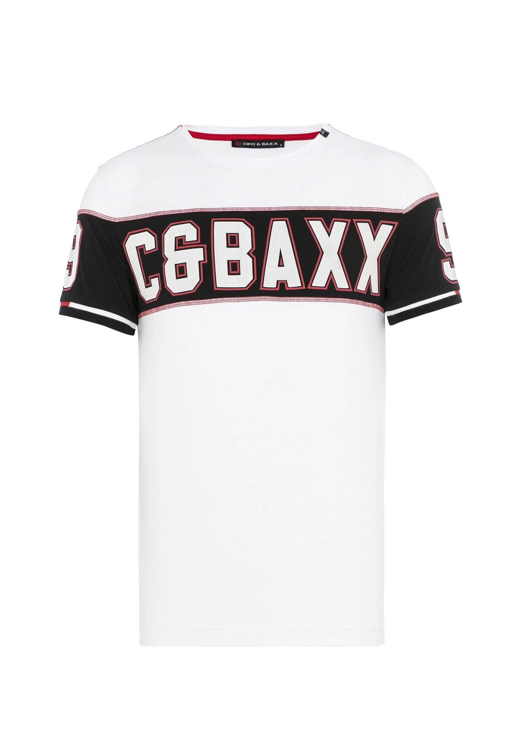 

Футболка с ярким принтом CIPO & BAXX, белый
