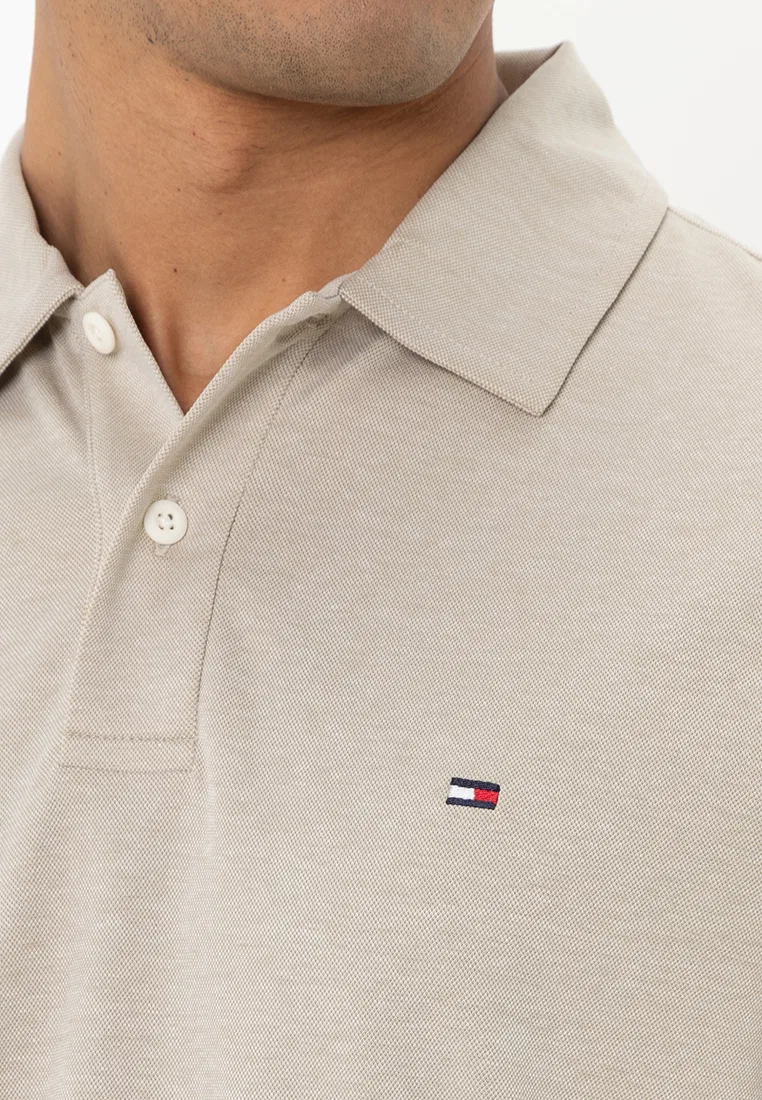 Поло, оксфордское, Tommy Hilfiger, белый — фото 3