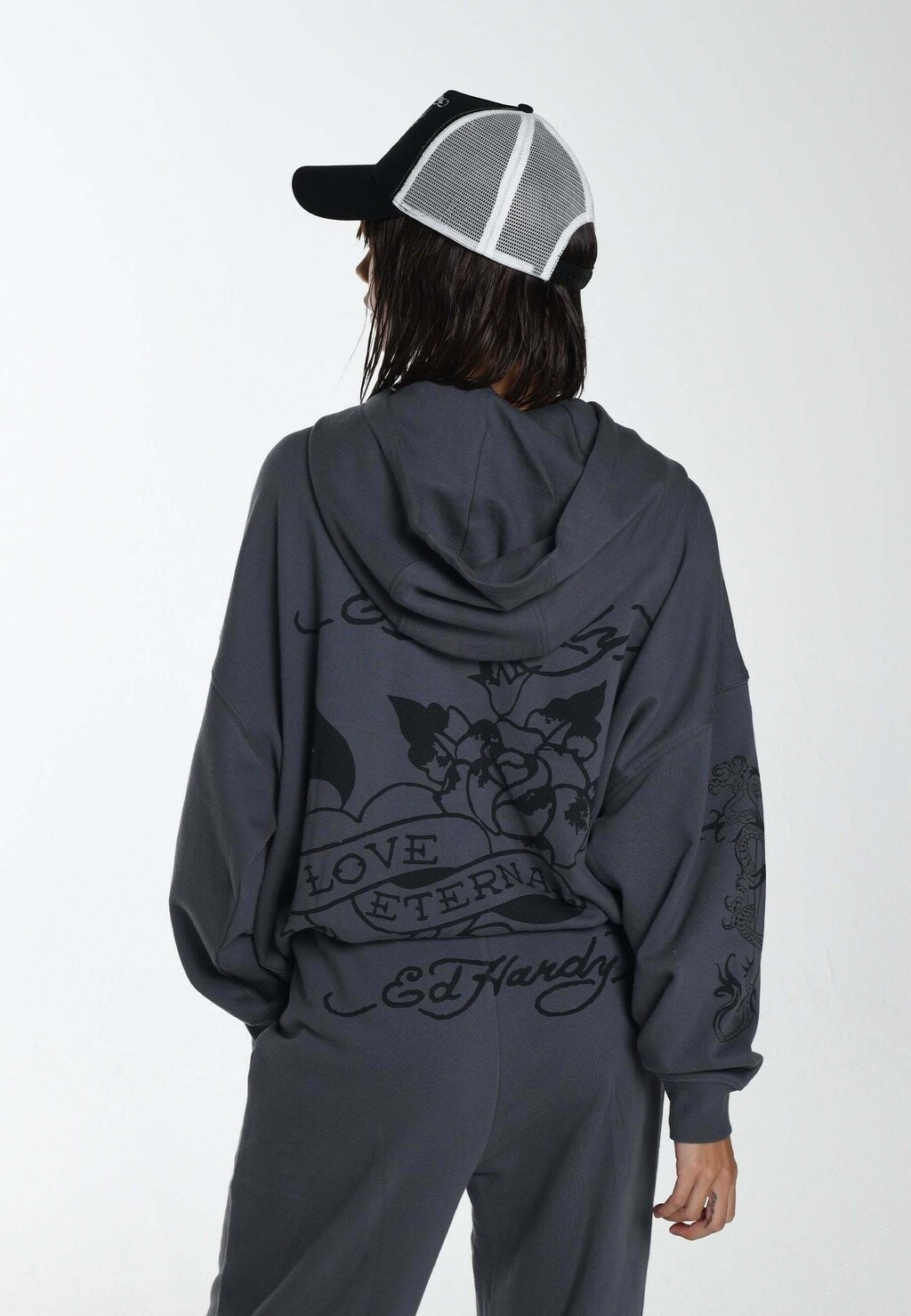 

Толстовка Love Eteral Relaxed Ed Hardy, цвет grey