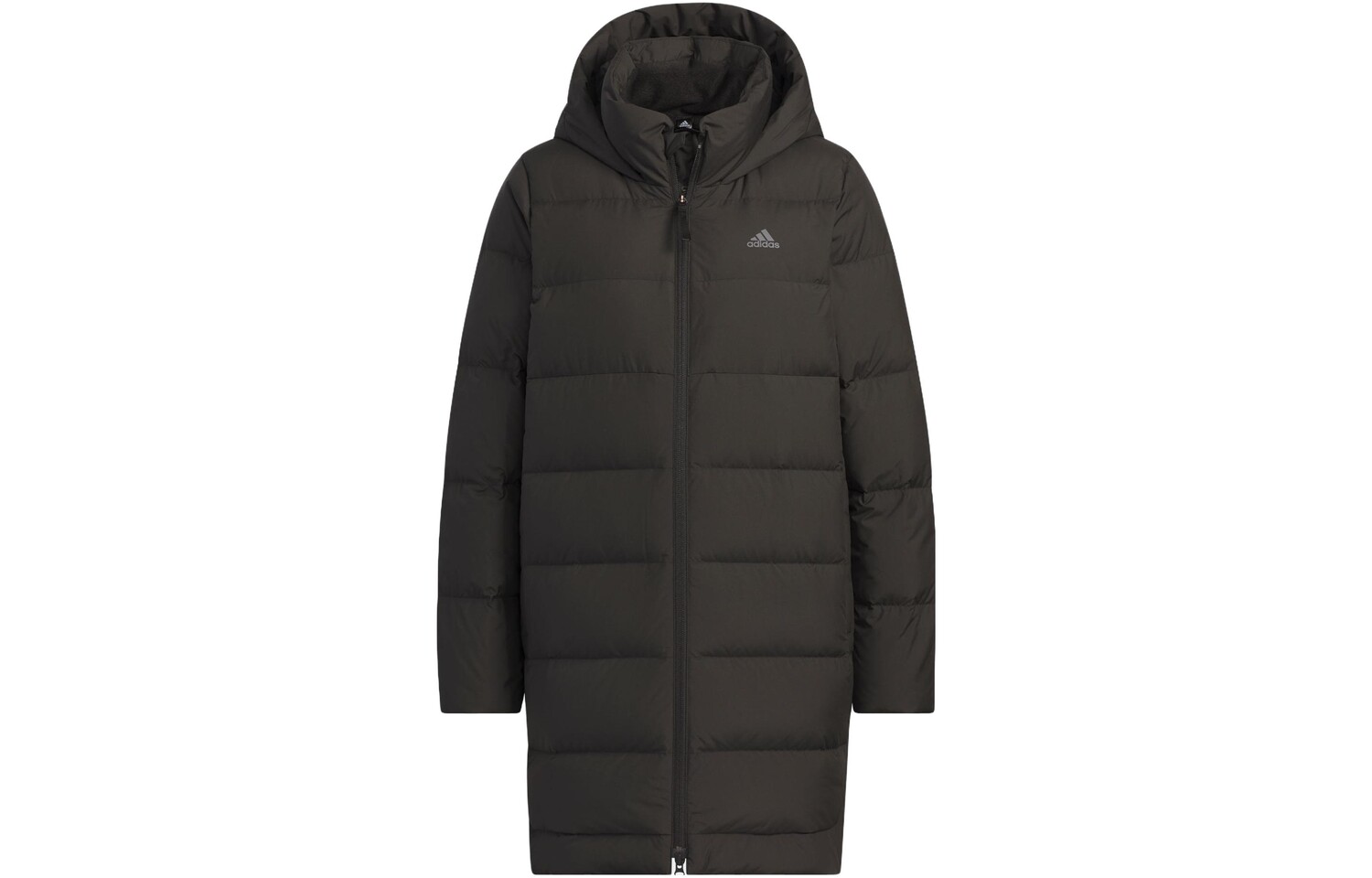 

Adidas Женский пуховик, Черный/Серый