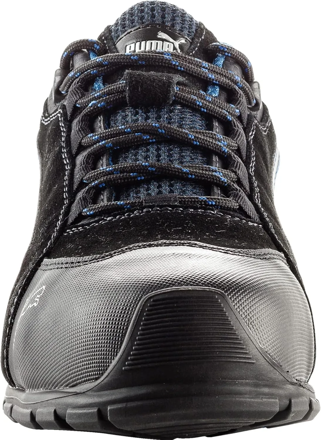 Отличные ботинки PUMA Safety Rio Black Low мужские, модель S3 SRC, с алюминиевыми носками, защитой от проникновения и нескользящей подошвой, черный — фото 4