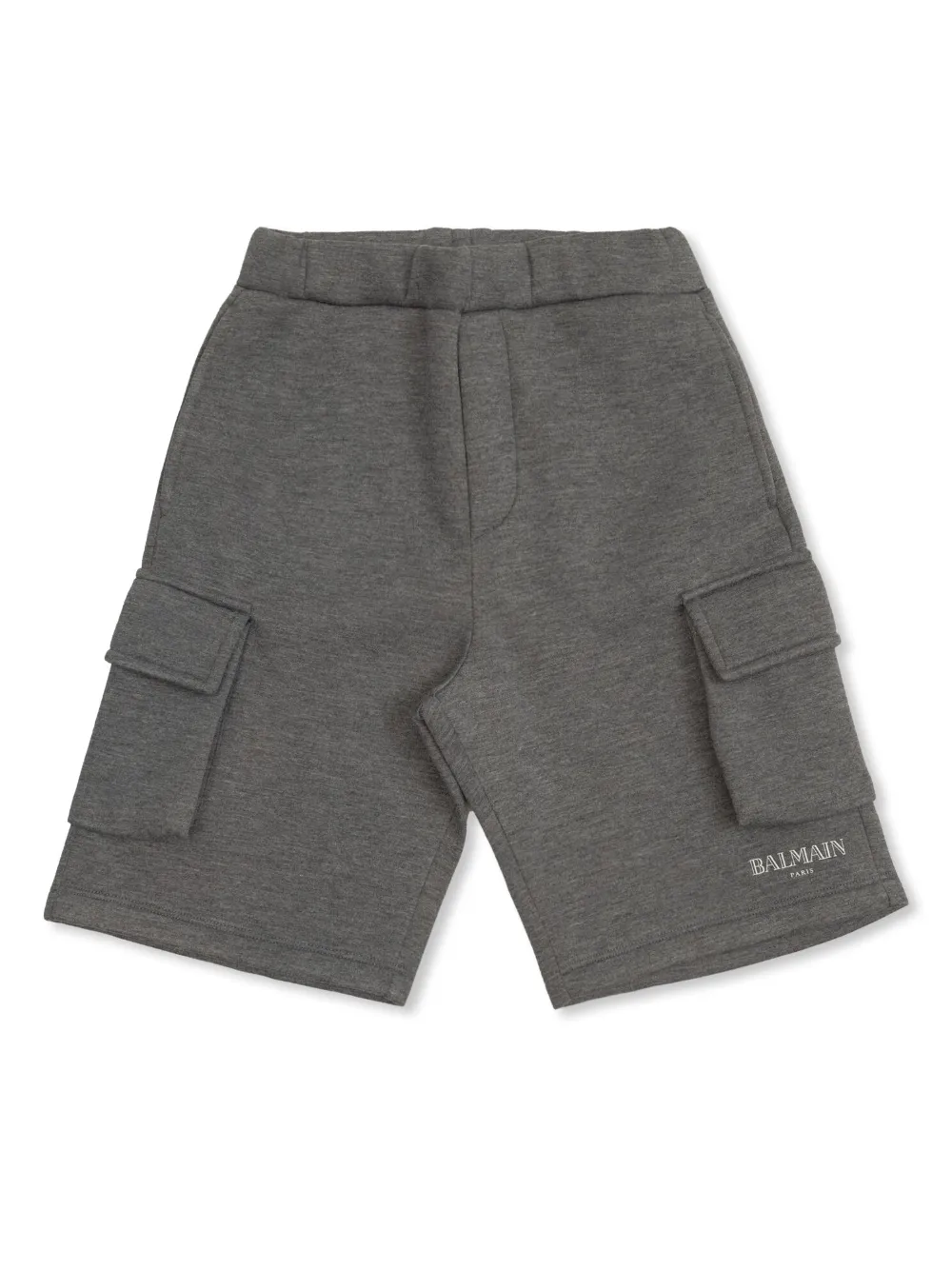 

Шорты с логотипом Balmain Kids, серый