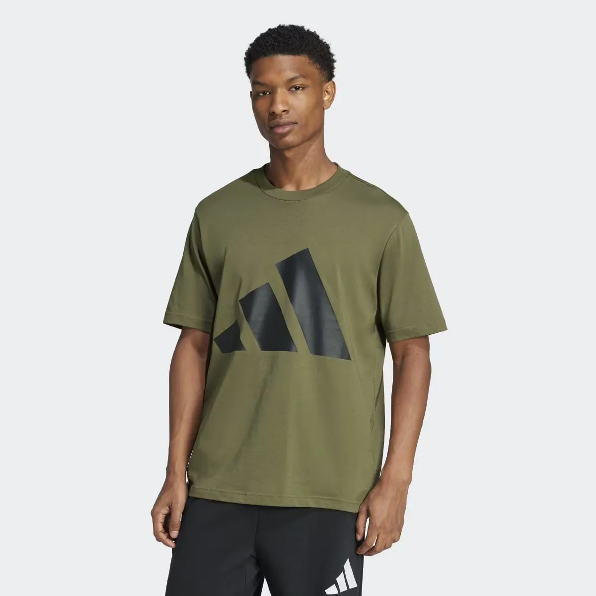 

Футболка мужская Essentials Big Logo Adidas, зеленый