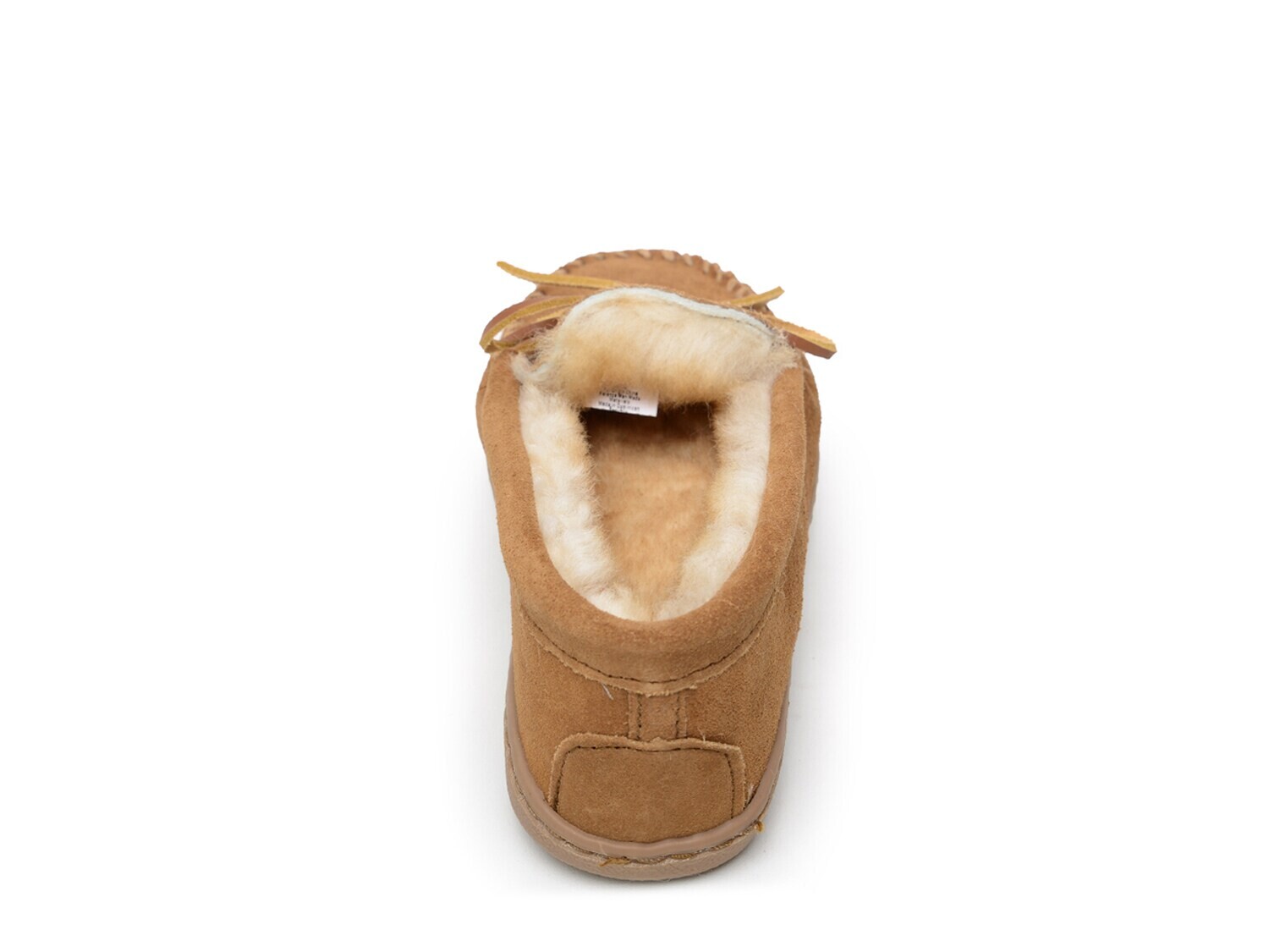 Тапочки-мокасины Minnetonka на жесткой подошве, светло-коричневый — фото 2