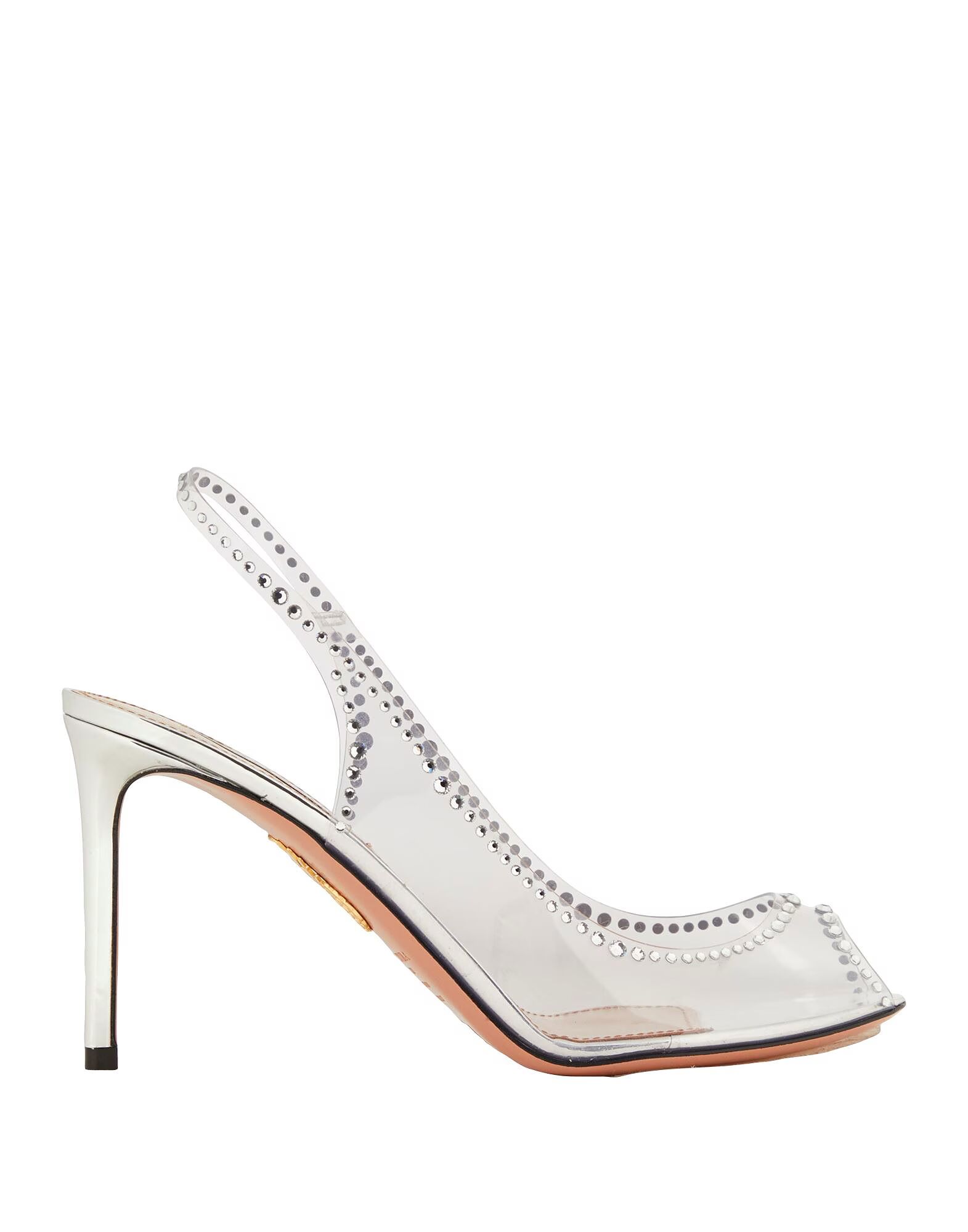 Сандалии Aquazzura, серебряный